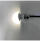 HALF MOON ALUMINUM LED COURTESY LIGHT - 12 Volts - IP67 - 1 Watt - White CASING - WK-SS1AWX - AZLED